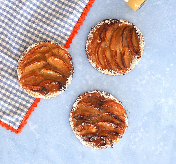 Tartelette fine aux pommes