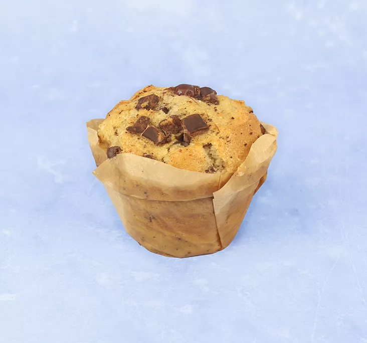 Muffin coeur noisette