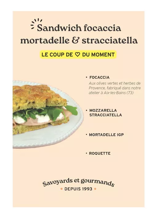 2026010 - Coup de coeur du mois - sandwich focaccia