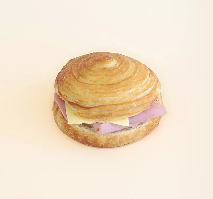 Bun jambon comté